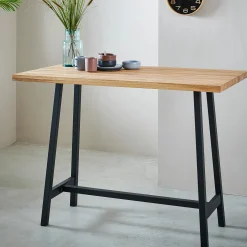 Outlet CASA Oak Split Tavolo Da Bar Naturale