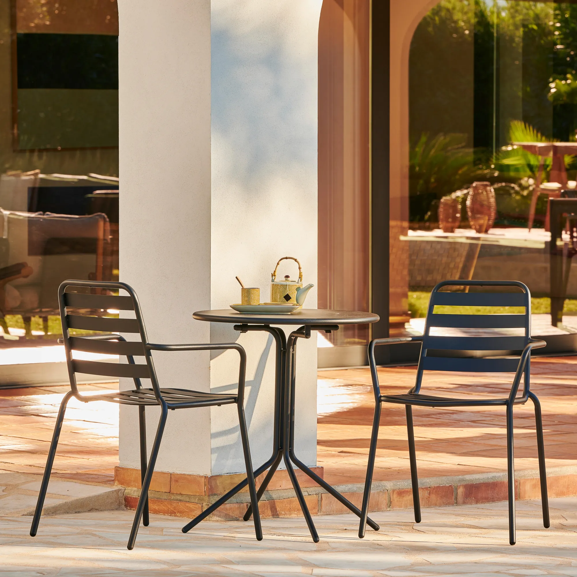 Discount CASA Olav & Liva Set Bistro Nero