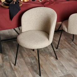 CASA Olivier Sedia Da Tavolo Beige
