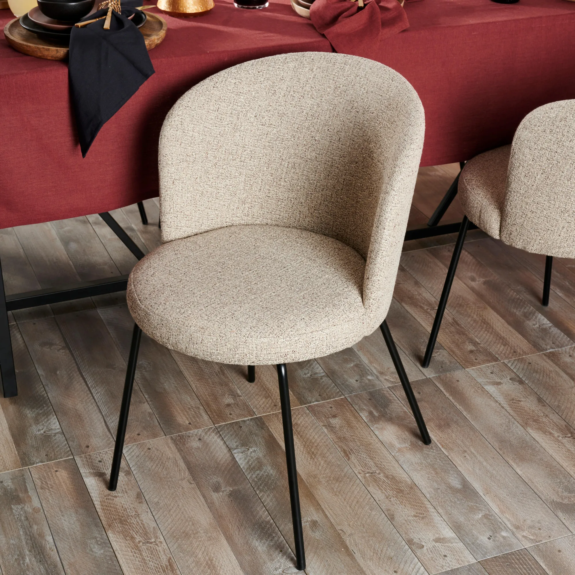 CASA Olivier Sedia Da Tavolo Beige