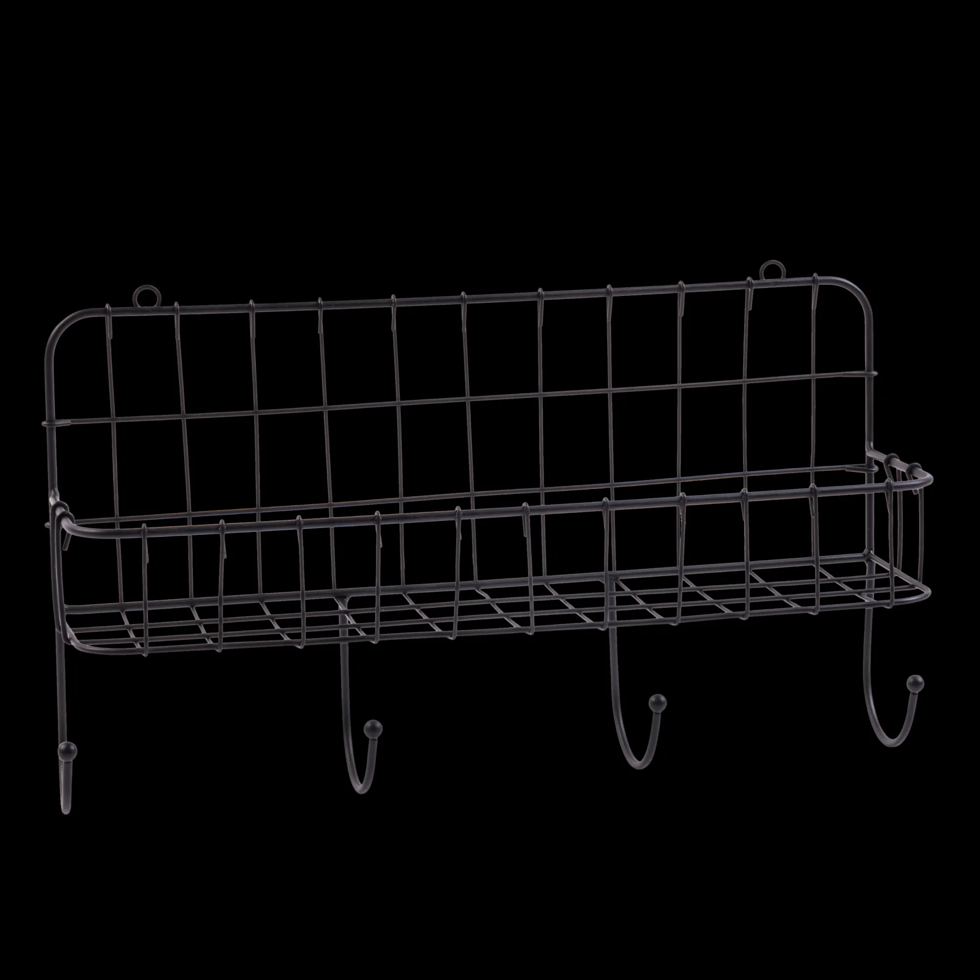 Outlet CASA Oslo Organiser Da Cucina Con Ganci Nero