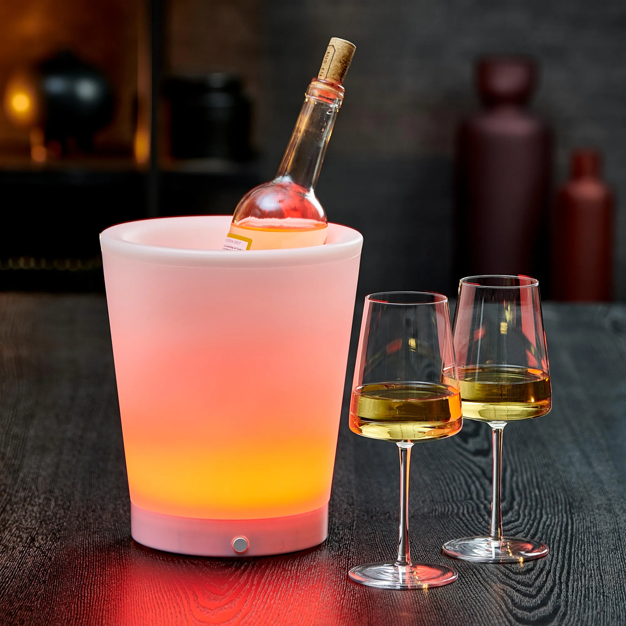 Sale CASA Party Secchiello Refrig Con Moodlight Bianco