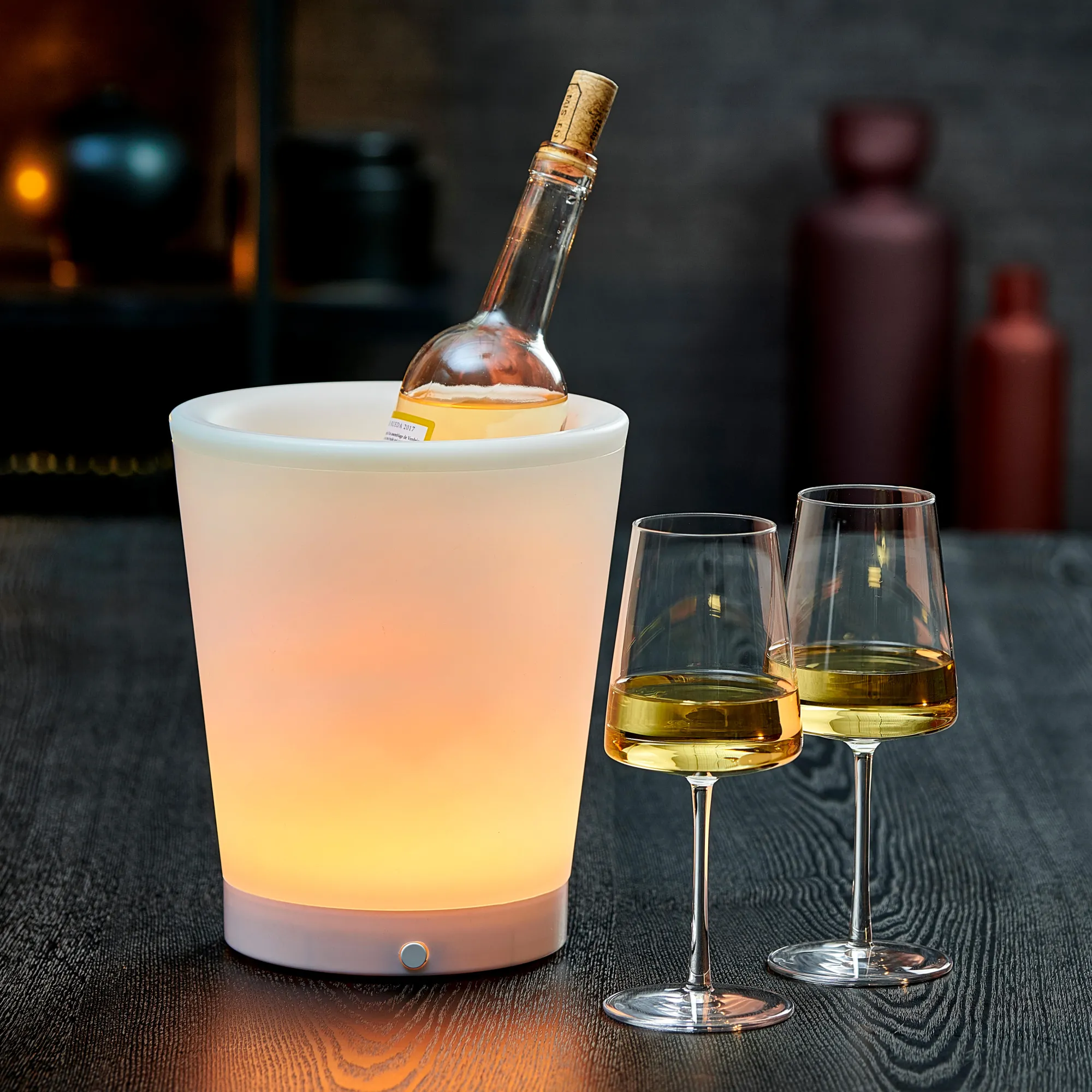 Sale CASA Party Secchiello Refrig Con Moodlight Bianco