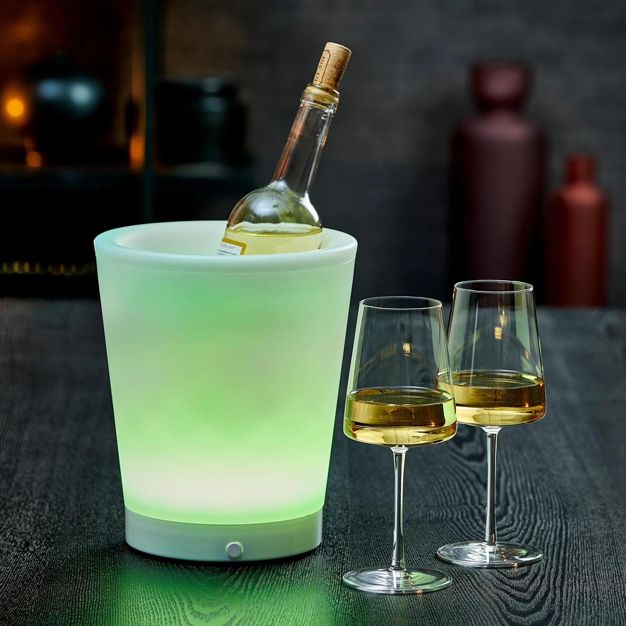 Sale CASA Party Secchiello Refrig Con Moodlight Bianco