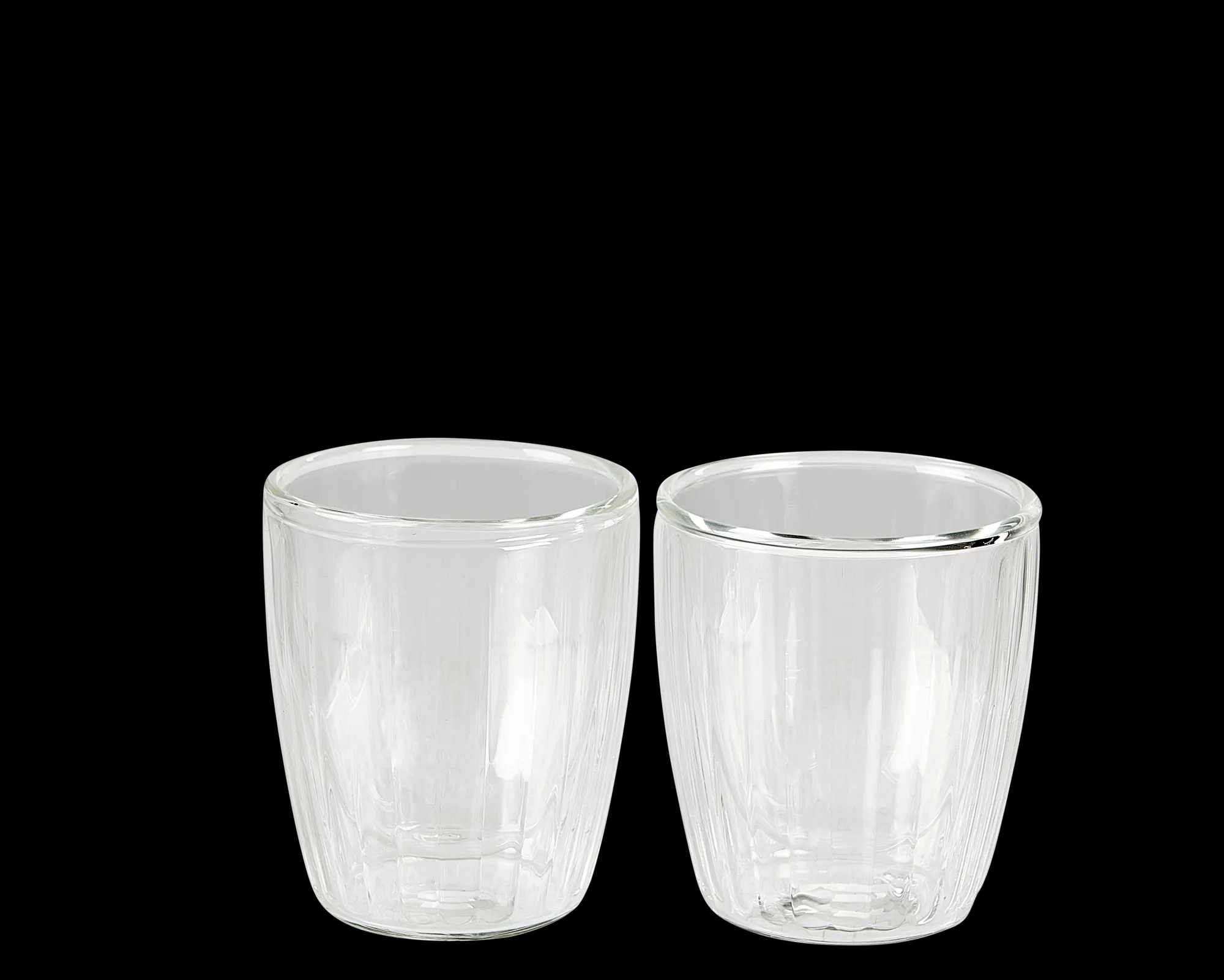 Clearance CASA Pausa Bicchiere 2A Parete Set Di 2 Trasparente