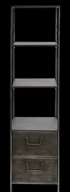 Hot CASA Pharma Scaffale Da Parete Con 2 Cassetti Nero