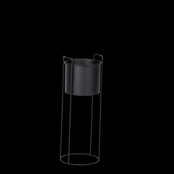 CASA Pluto Vaso Per Piante Nero