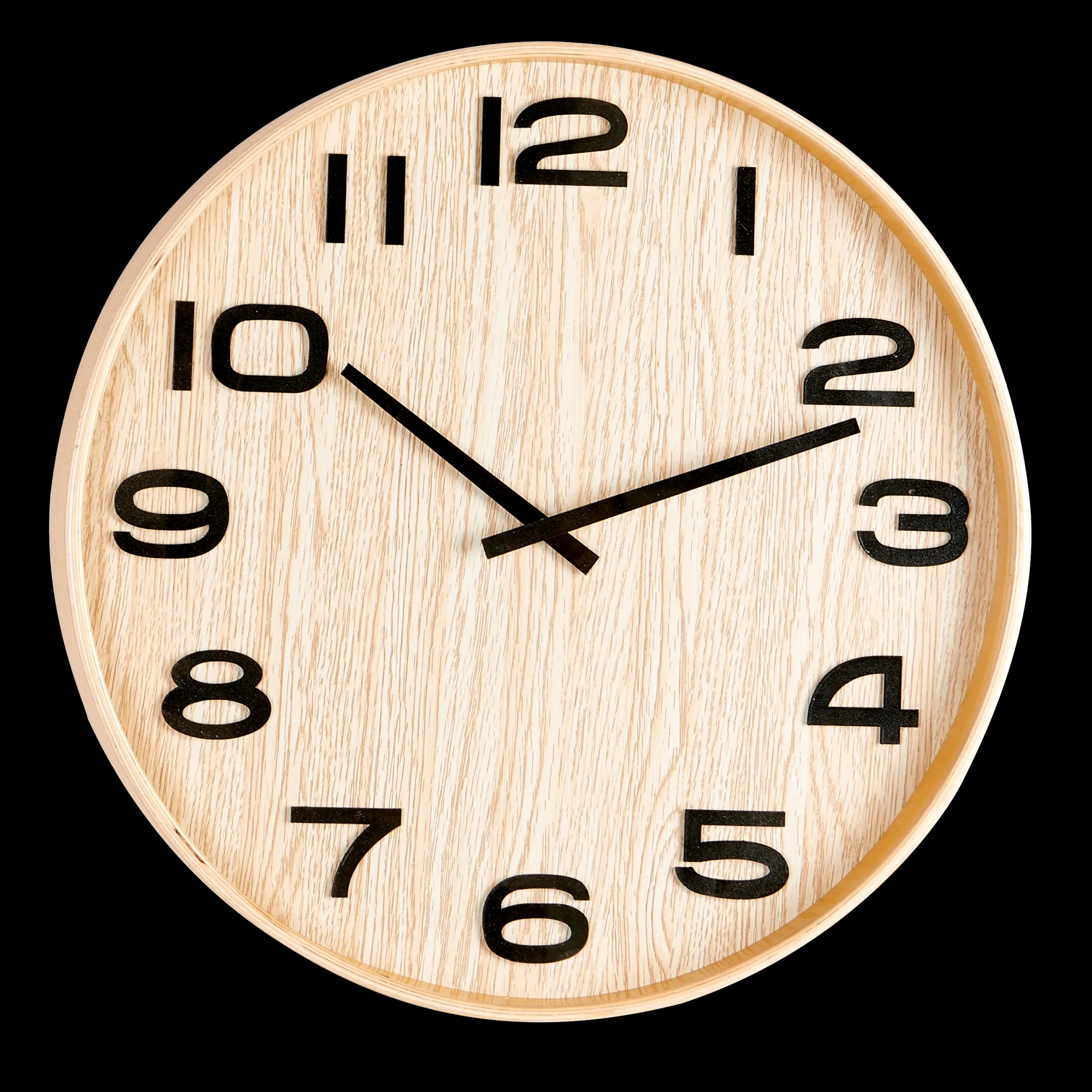 CASA Plywood Orologio Da Parete Naturale