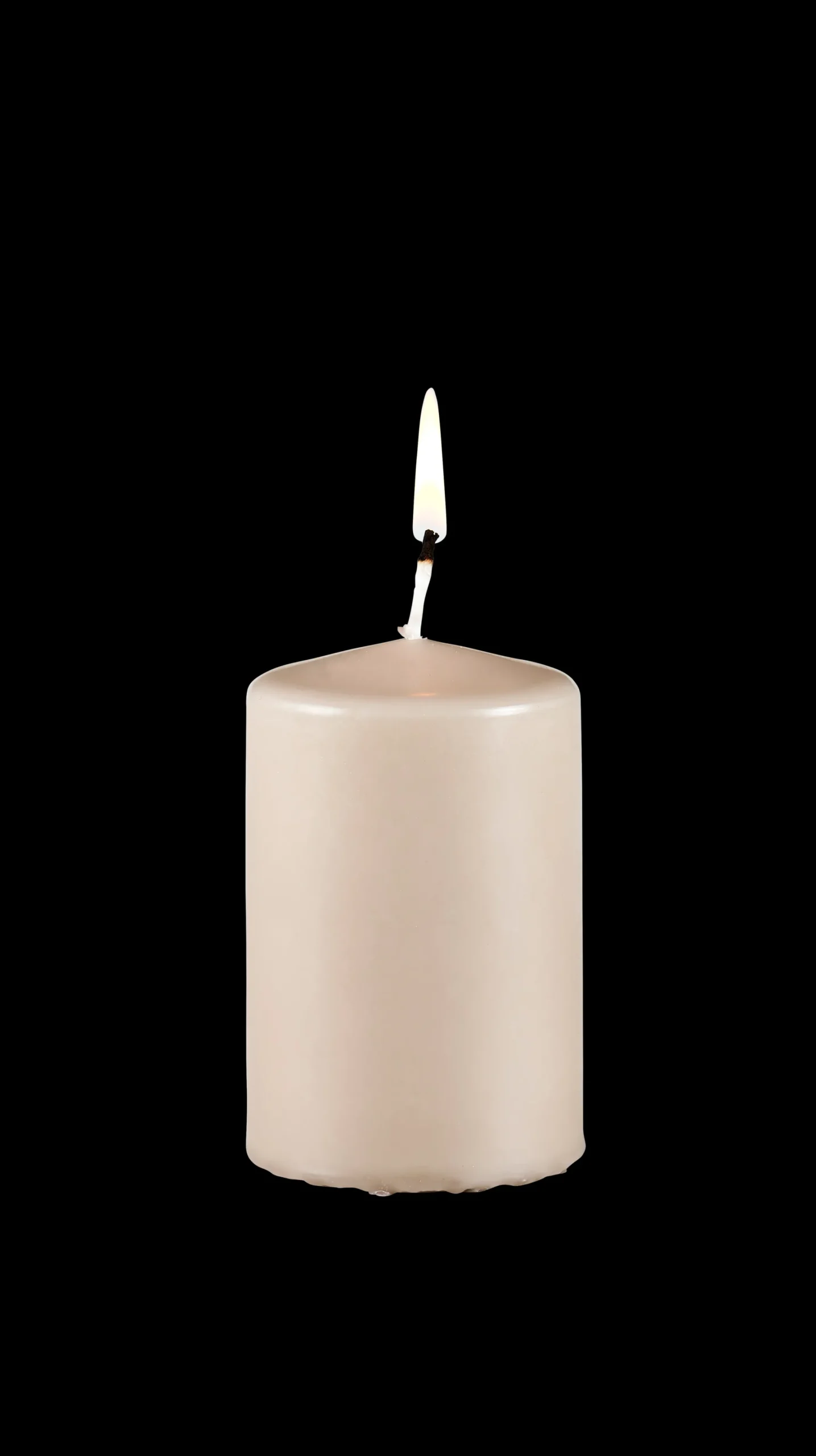 Outlet CASA Pure Candela Cilindrica Grigio