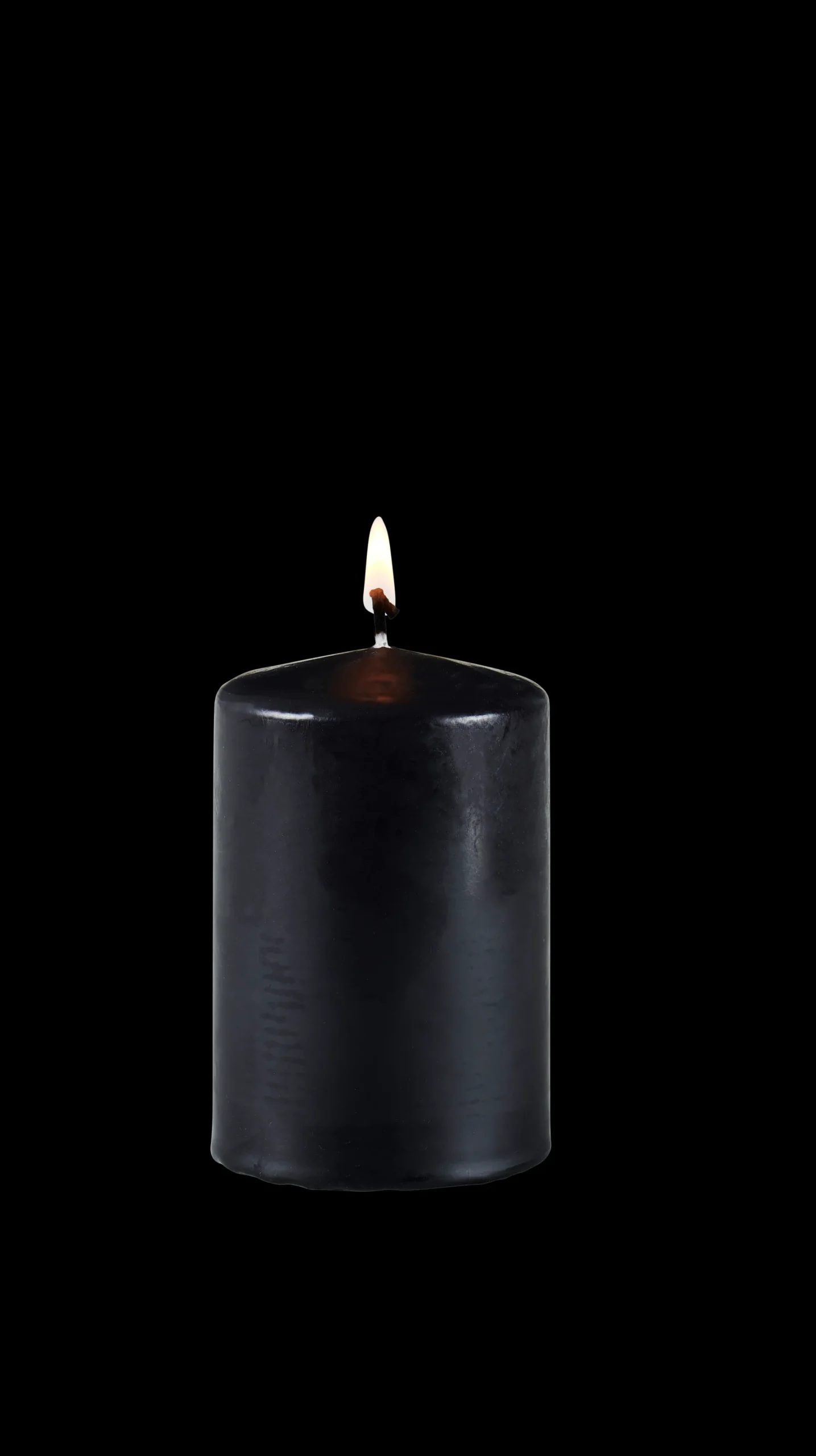 Best CASA Pure Candela Cilindrica Nero