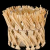 Hot CASA Raffia Portacandele Naturale