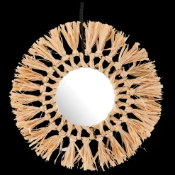 Sale CASA Raffia Specchio Naturale