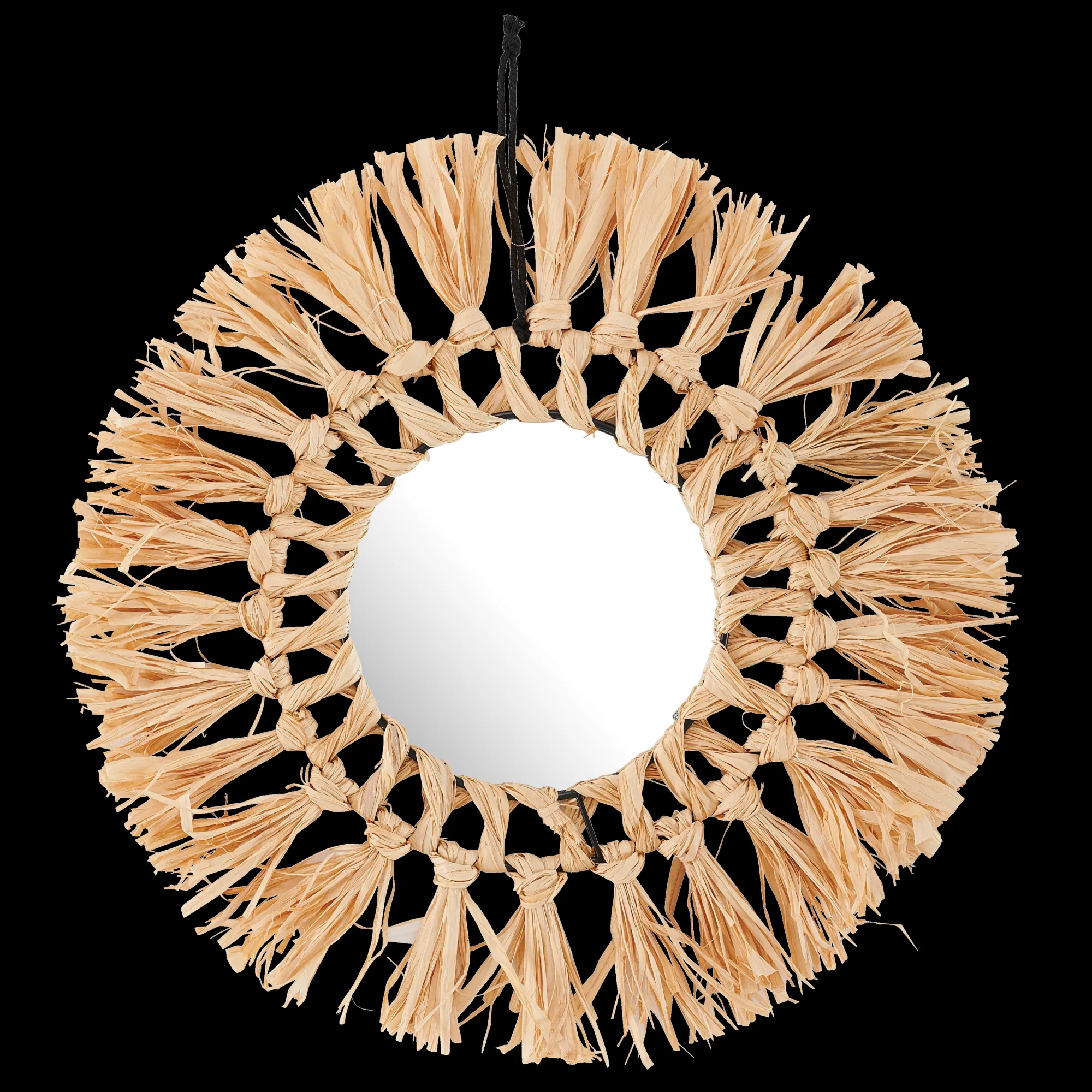 Sale CASA Raffia Specchio Naturale