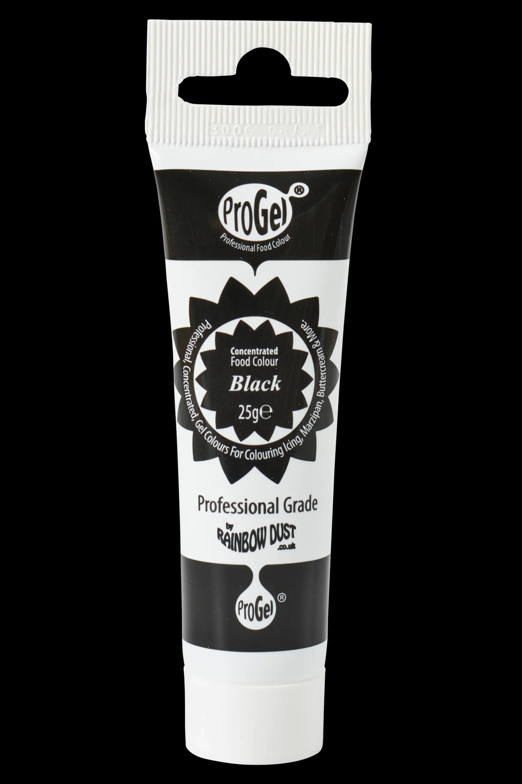 Hot CASA Rainbowdust Gel Colorante Pasta Zucchero Nero