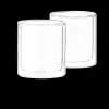 Hot CASA Relax Bicchiere A Parete Set Di 2 Trasparente