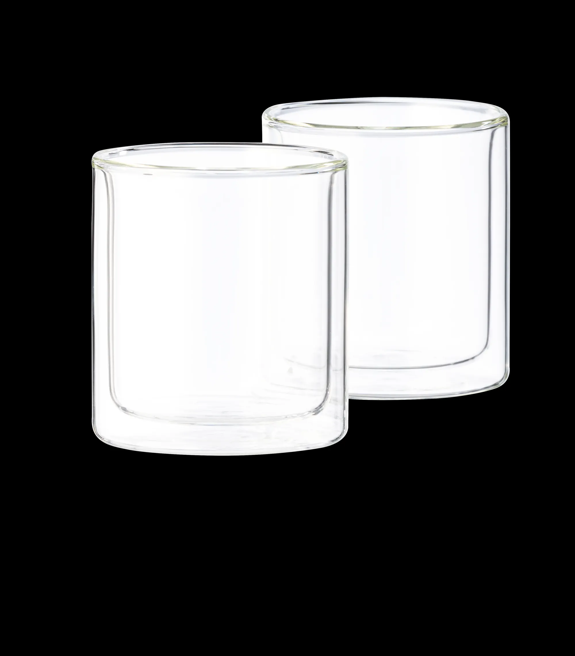 Hot CASA Relax Bicchiere A Parete Set Di 2 Trasparente