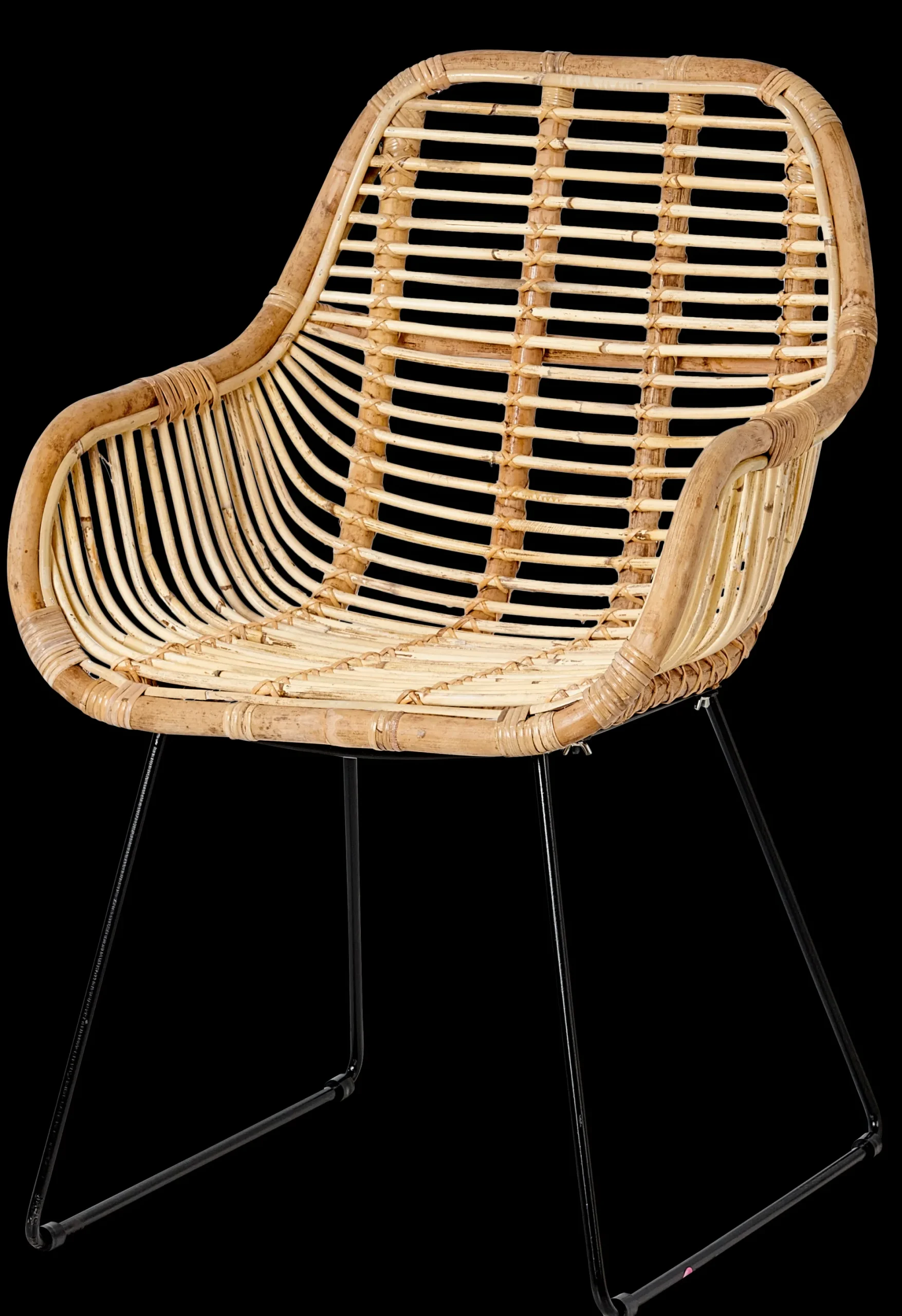 Hot CASA Rotan Sedia Da Tavolo Naturale