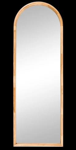 Best CASA Rubberwood Specchio Naturale