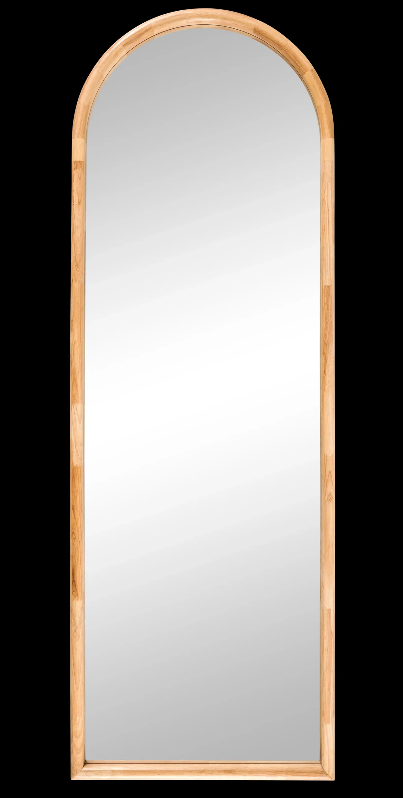 Best CASA Rubberwood Specchio Naturale