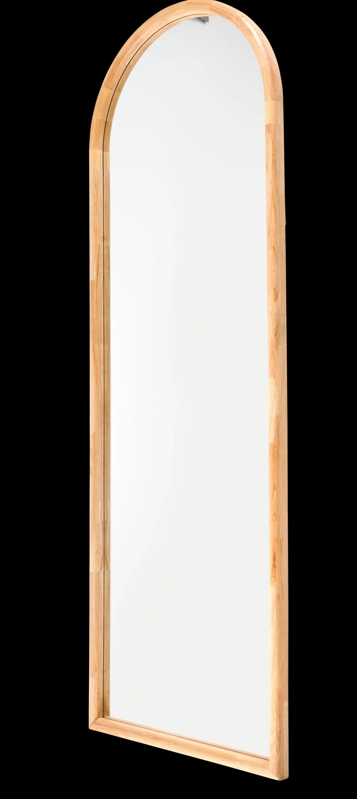 Best CASA Rubberwood Specchio Naturale