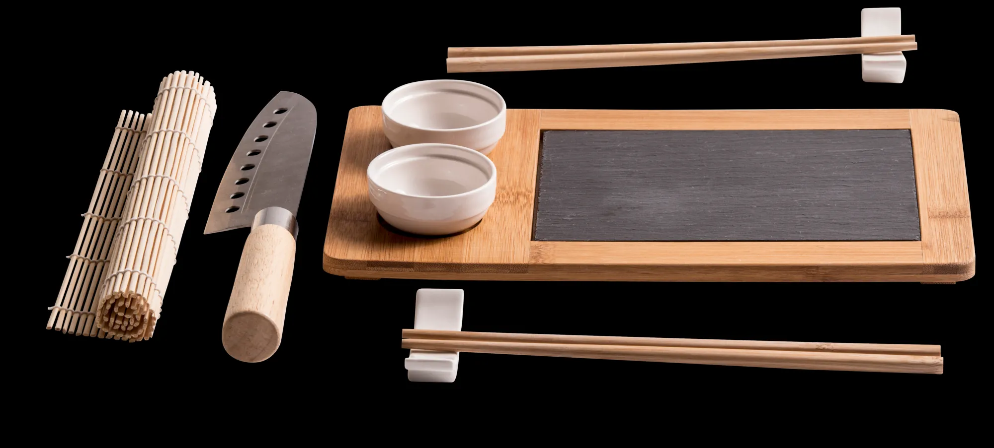 Hot CASA Samourai Set Per Sushi 10 Pezzi Naturale