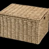 New CASA Seagrass Cesto Portatutto L Con Coperchio Naturale