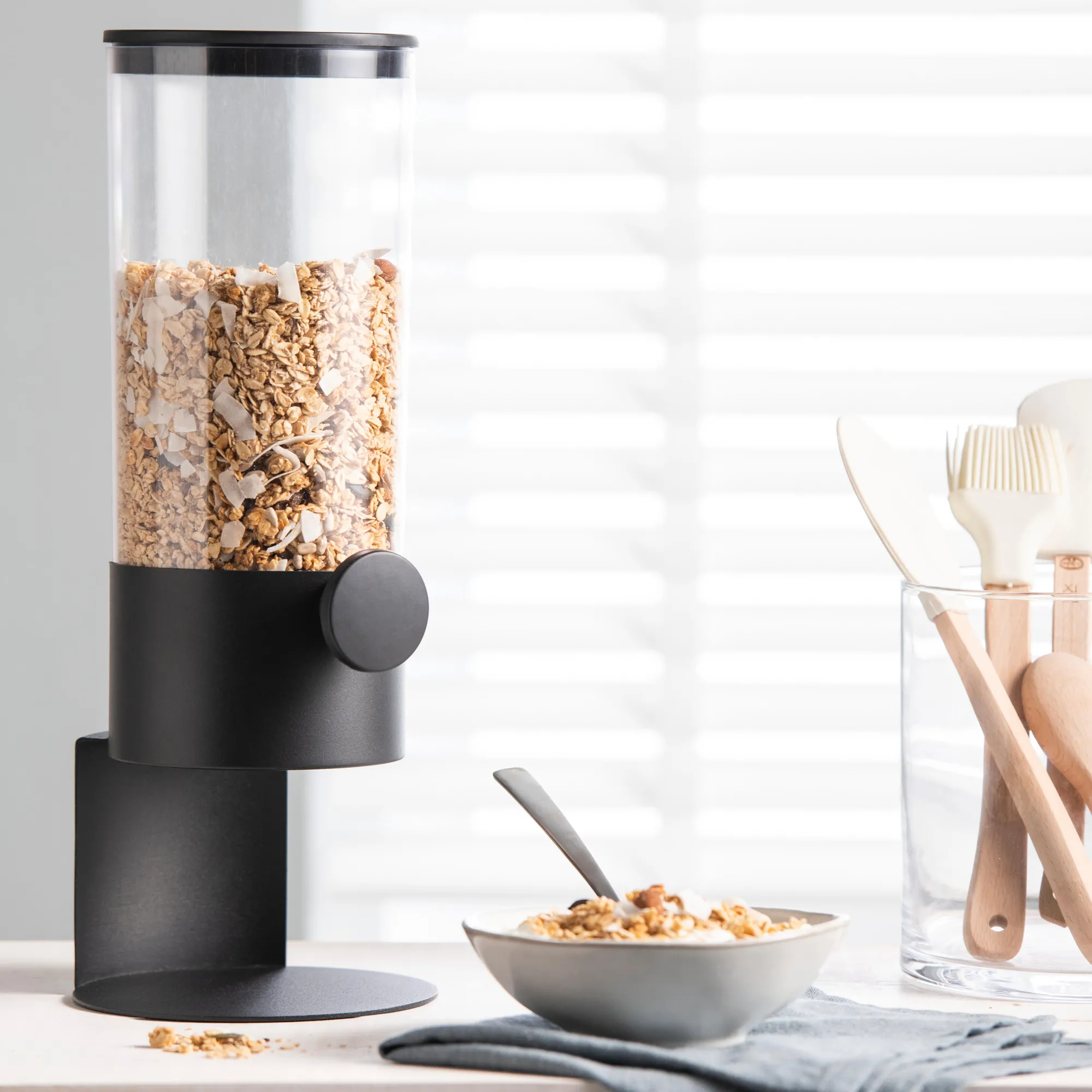 Sale CASA Sirial Dispenser Per Cereali Nero