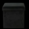 Hot CASA Stor Pouf Con Contenitore Nero