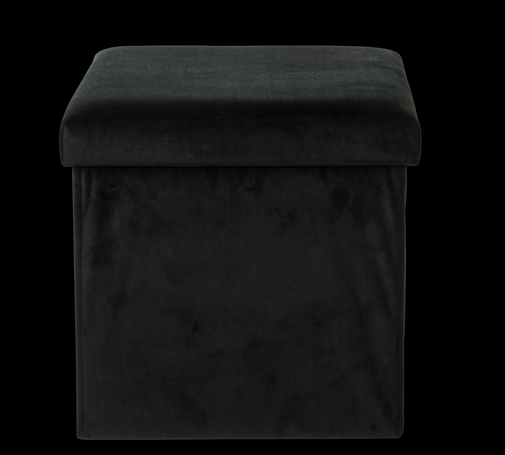 Hot CASA Stor Pouf Con Contenitore Nero