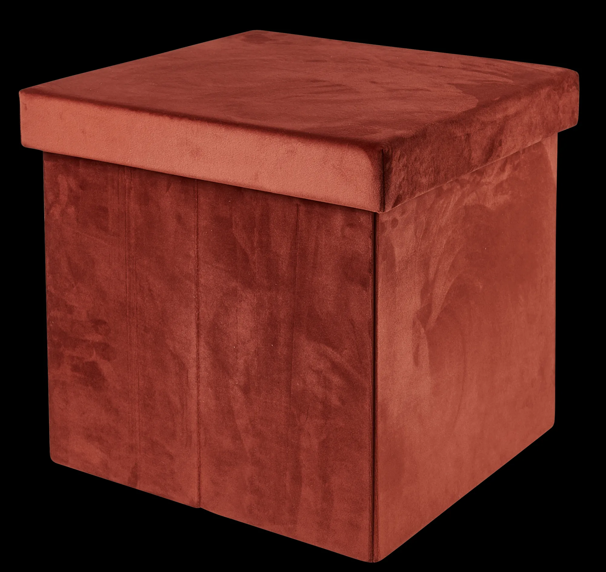 Discount CASA Stor Pouf Pieghevole Con Contenitore Bordeaux