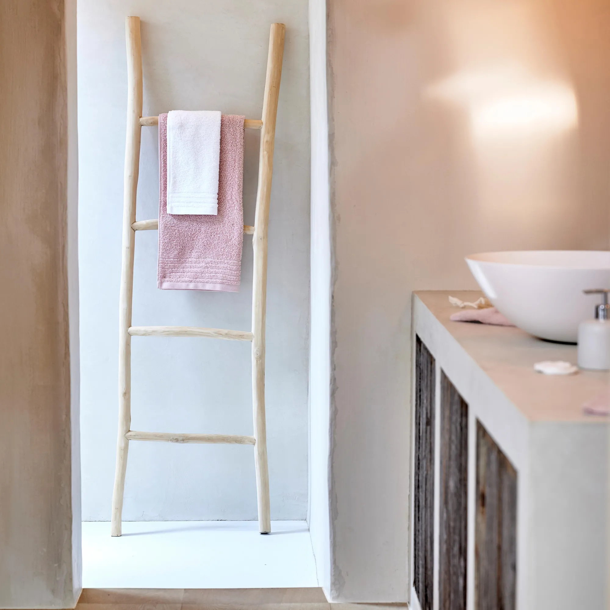 Online CASA Teak Scaletta Naturale