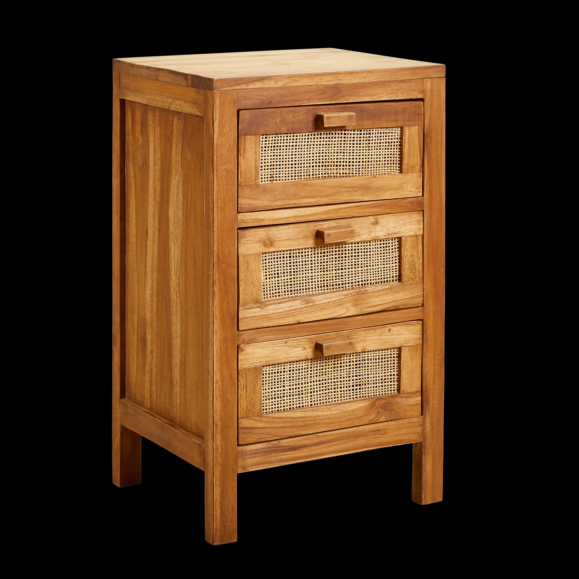 Outlet CASA Teck Armadio A 3 Cassetti Naturale