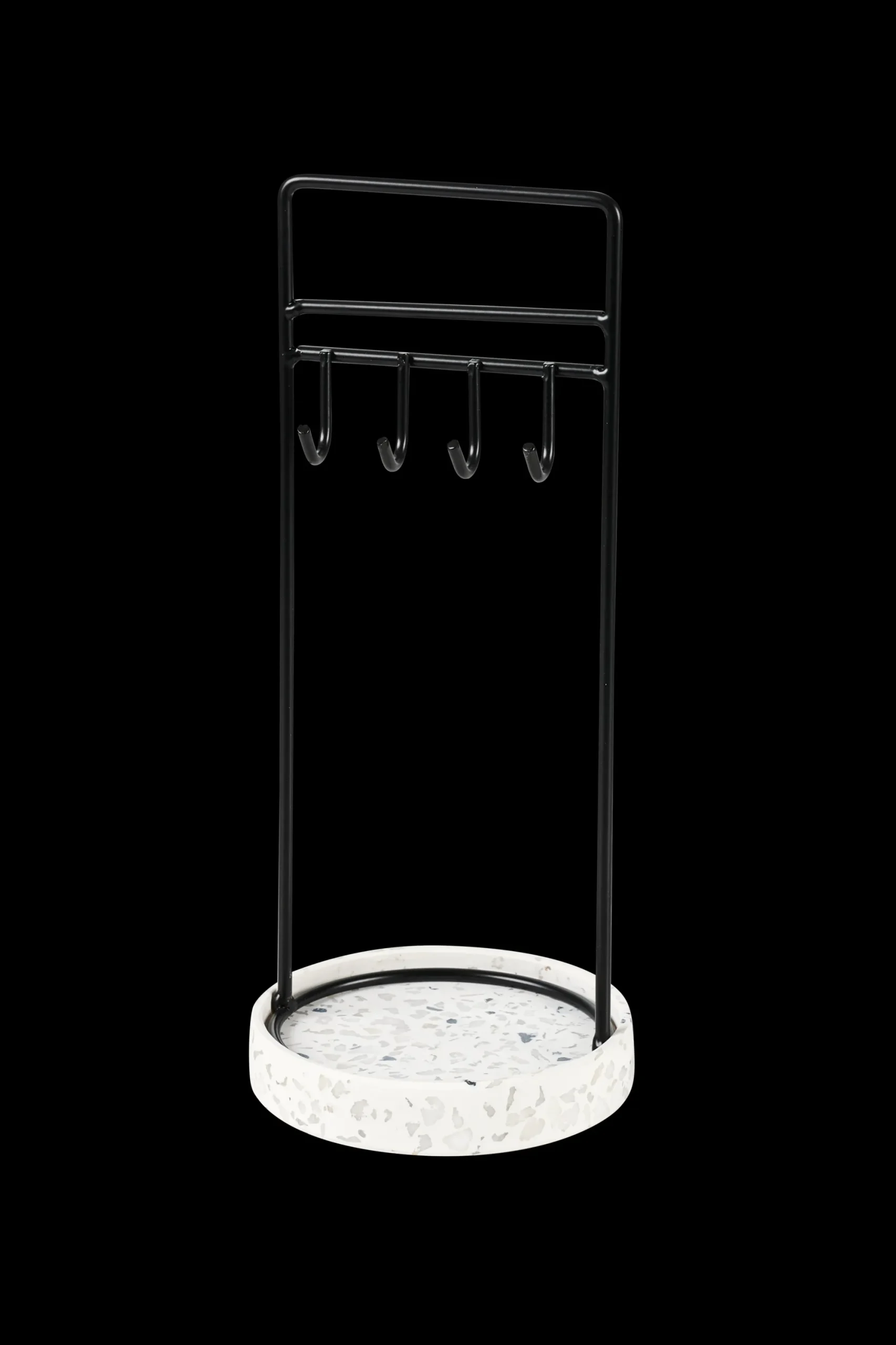 Clearance CASA Terrazzo Portagioielli Nero, Bianco, Grigio
