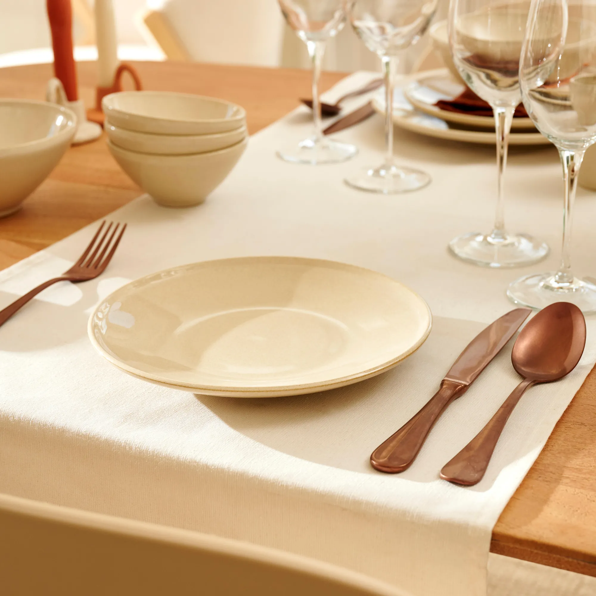 Clearance CASA Toko Sand Piatto Beige