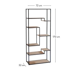 Outlet CASA Trapp Scaffale Da Parete Marrone