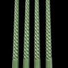 Sale CASA Twist Candele Intrecciate Set Di 4 Verde