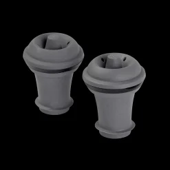 New CASA Vacuvin Tappi Da Vino Set Di 2 Grigio