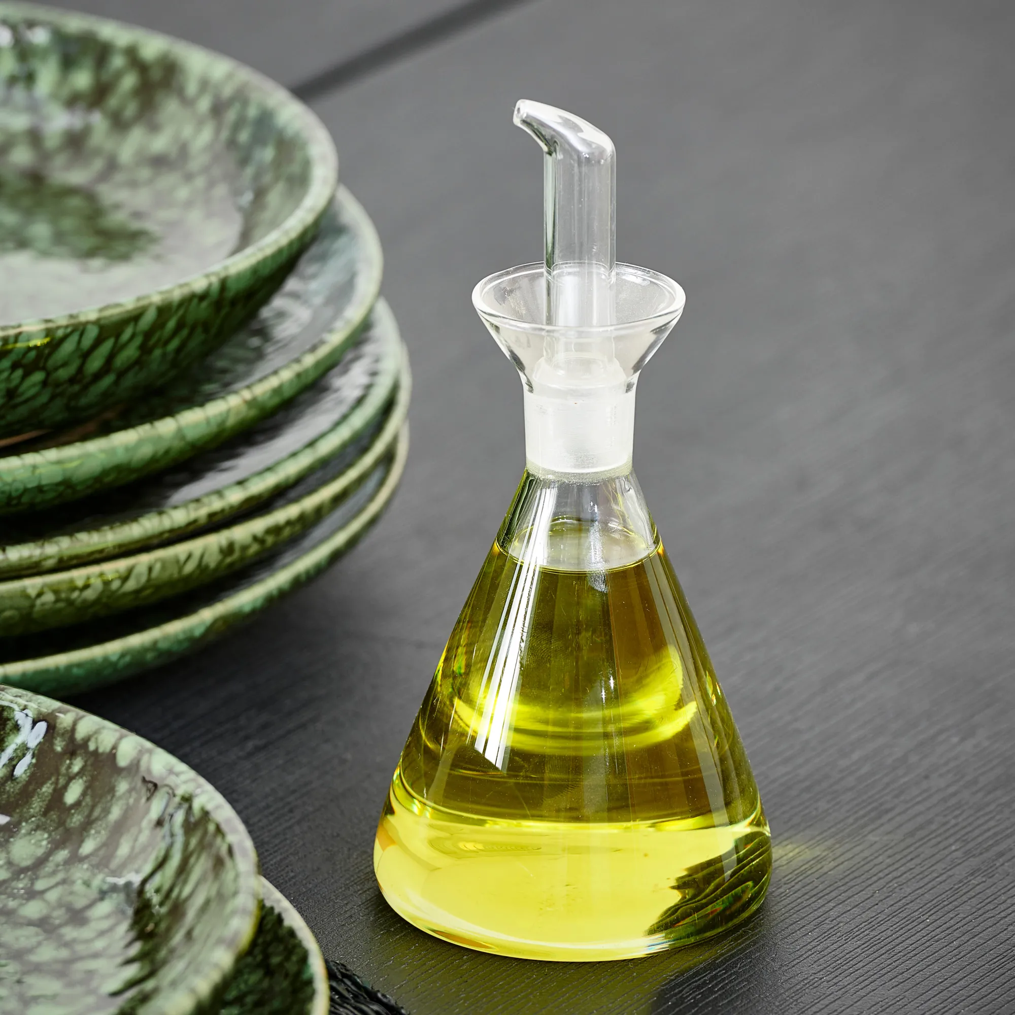 Discount CASA Vergine Caraffa Olio E Aceto Trasparente