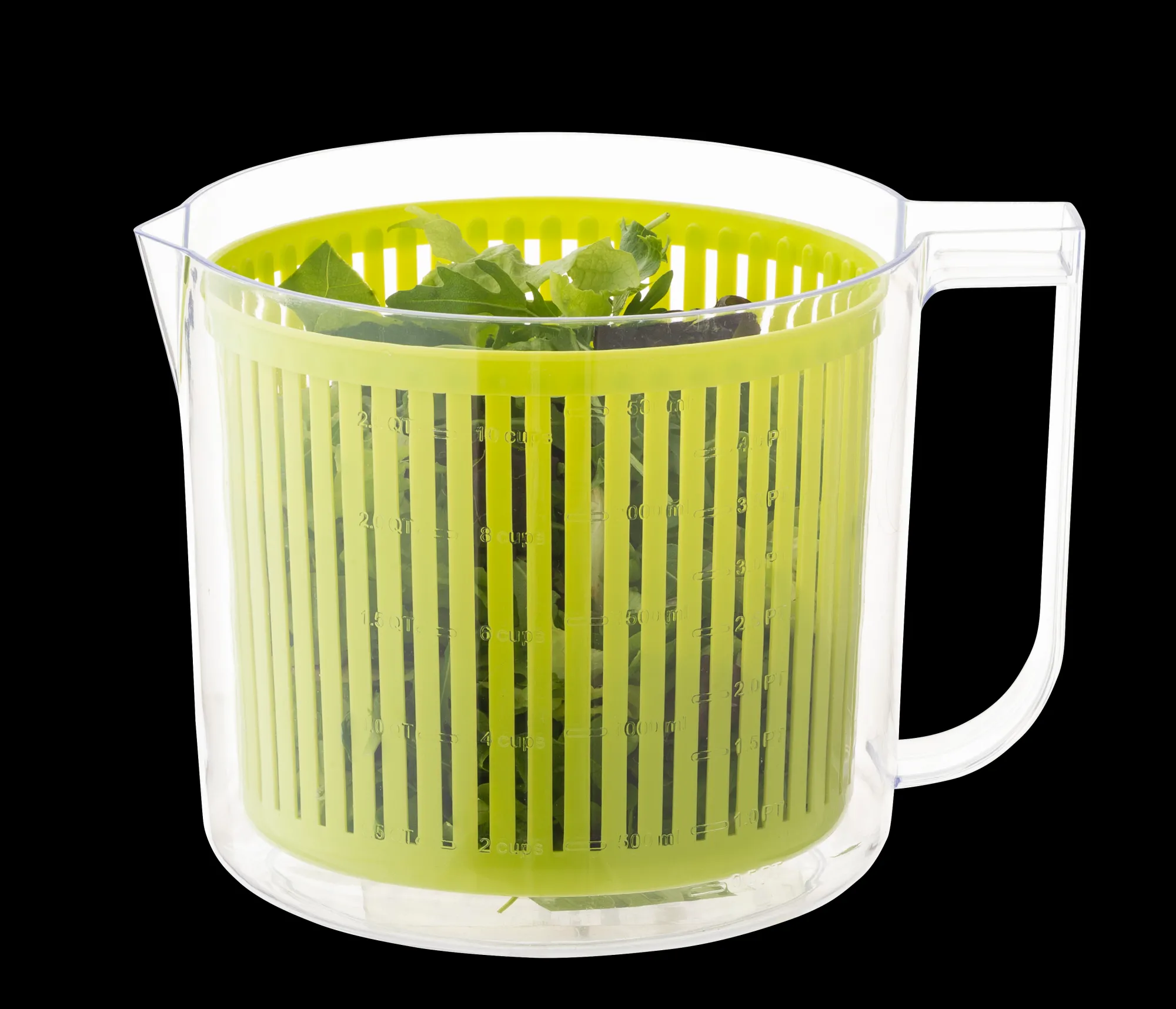 Hot CASA Vida Verde Centrifuga Per Insalata Bianco, Verde