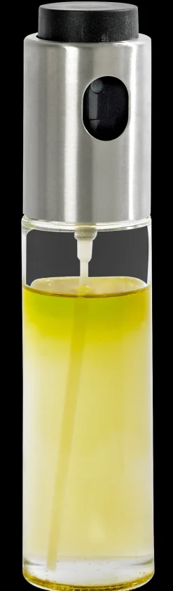 Sale CASA Vinaigre Vaporizzatore Olio O Aceto Nero, Argentato, Trasparente