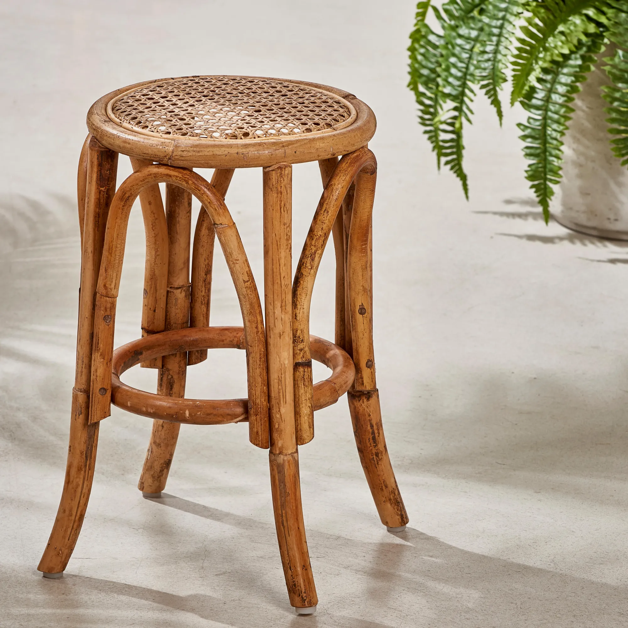Online CASA Webbing Sgabello Naturale