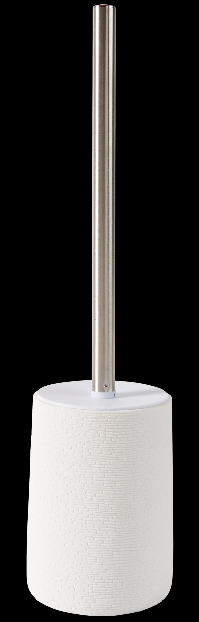 Outlet CASA White Elegance Scopino Wc In Supporto Bianco, Argentato