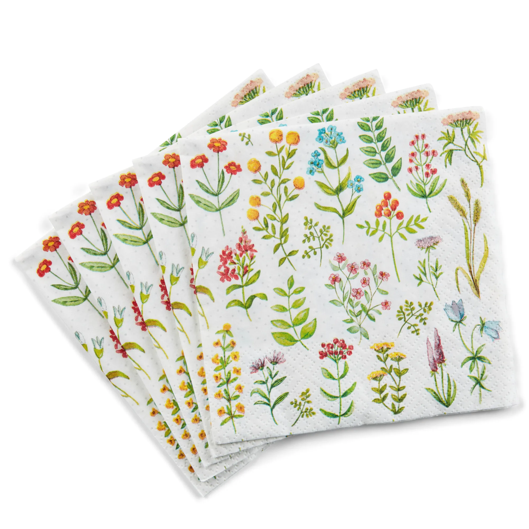 Sale CASA Wildflower Set Di 20 Tovaglioli Multicolore