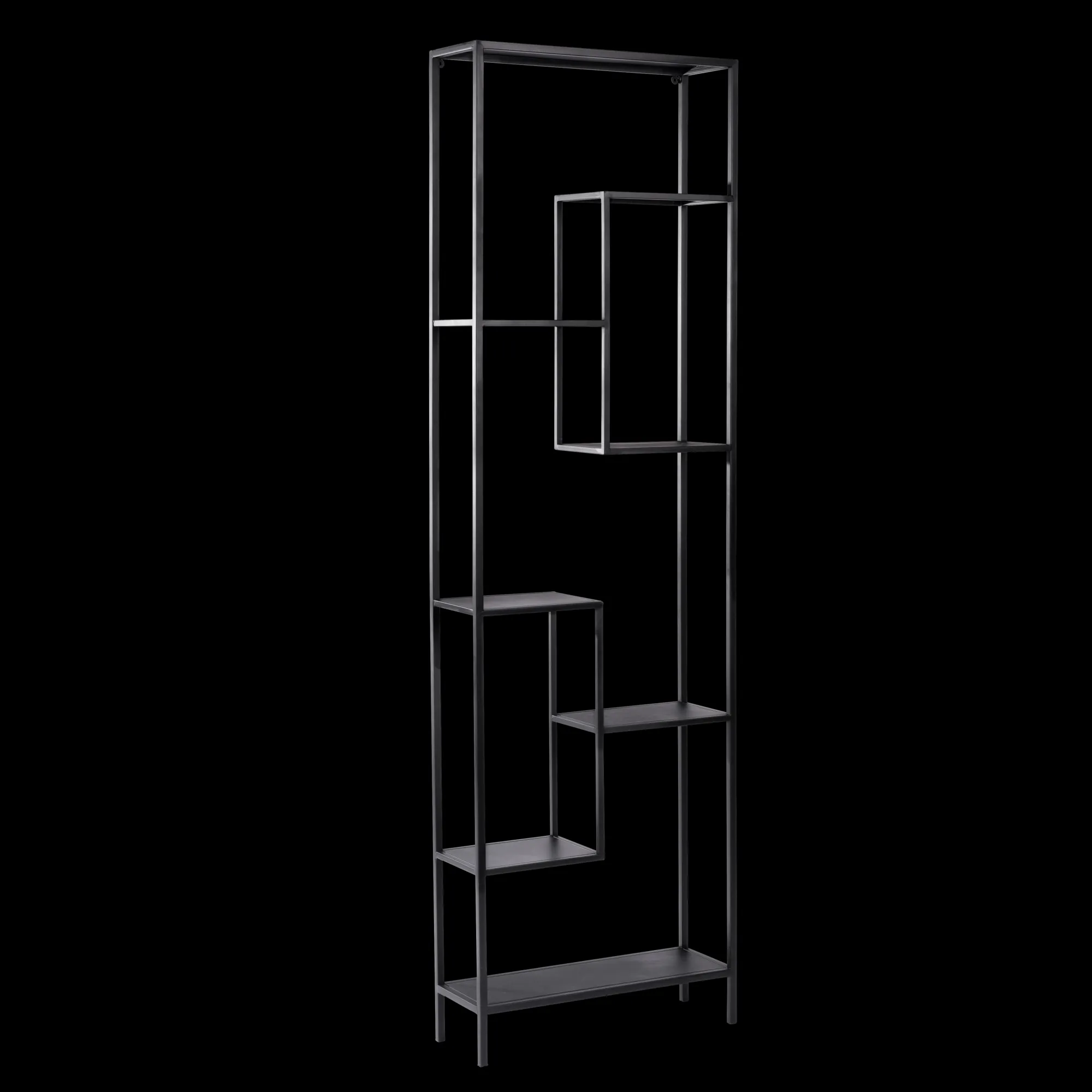 Outlet CASA William Scaffale Da Parete Nero