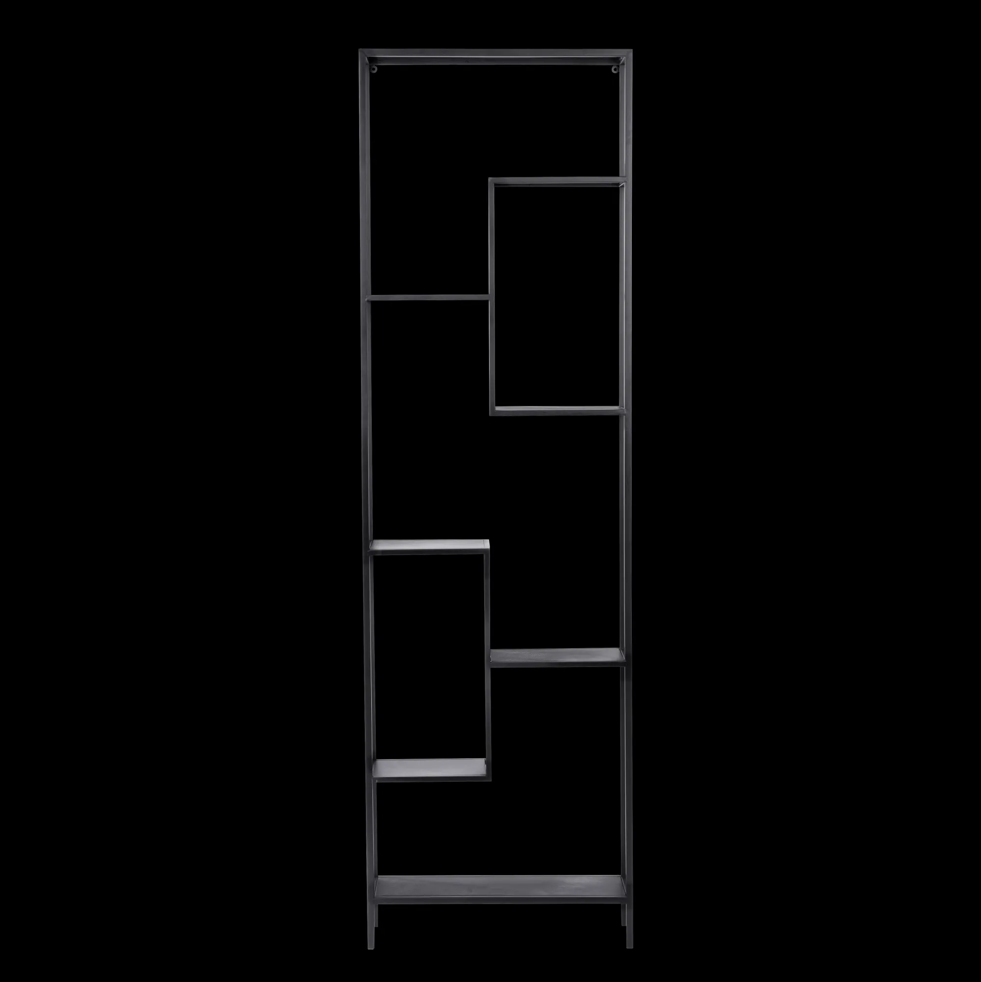 Outlet CASA William Scaffale Da Parete Nero