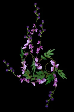 Online CASA Wisteria Ghirlanda Verde, Viola, Viola Chiaro