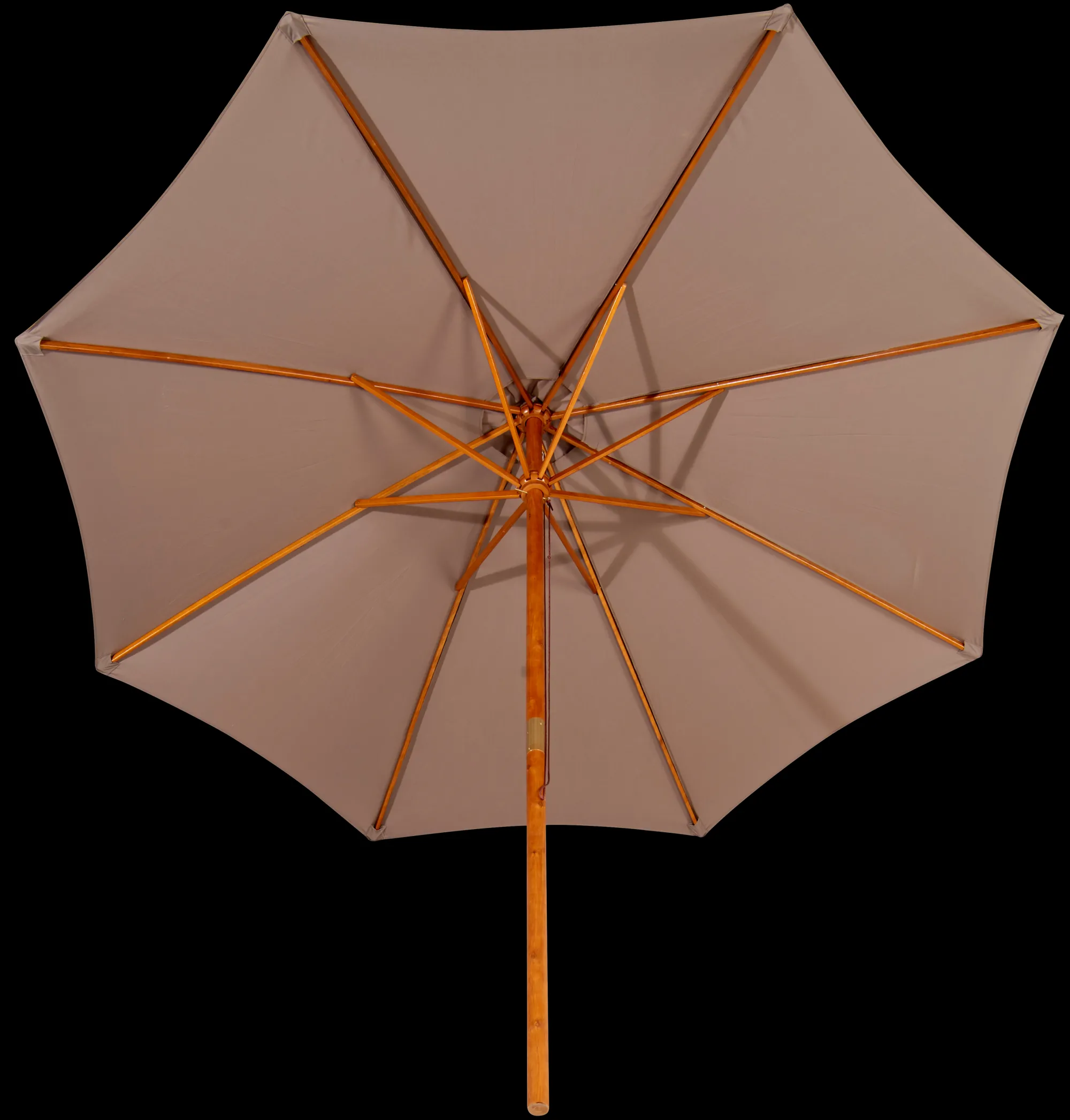 Hot CASA Wood Ombrellone Senza Base Taupe