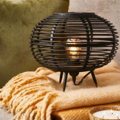 Best CASA Zanzi Lampada Da Tavolo E27 Nero